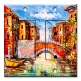 Printed 2 Gang Decora Switch - Outlet Combo with matching Wall Plate - Venice Painting