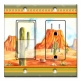 Printed 2 Gang Decora Switch - Outlet Combo with matching Wall Plate - Desert Landscape