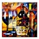 Printed 2 Gang Decora Switch - Outlet Combo with matching Wall Plate - Colorful Wine Basket