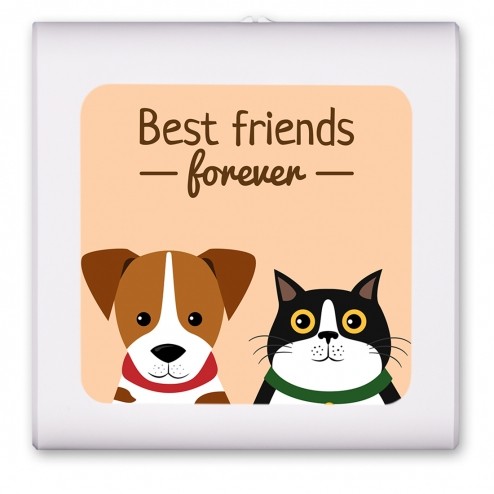 Best Friends Forever - Cat and Dog - #2762