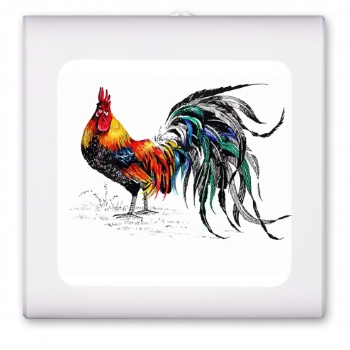 Rooster Drawing - #2766