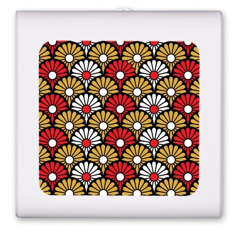 Red White and Gold Floral - #2776