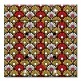 Printed 2 Gang Decora Duplex Receptacle Outlet with matching Wall Plate - Red, White and Gold Floral