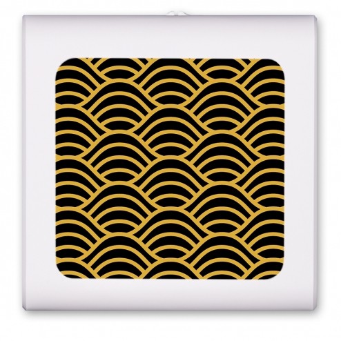 Black and Gold Waves - #2777
