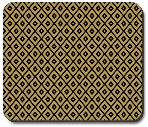 Black and Gold Triangles - #2783
