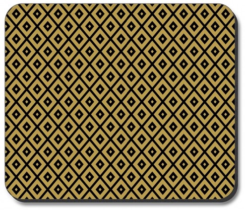 Black and Gold Triangles - #2783