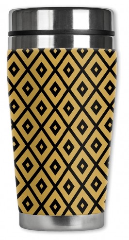 Black & Gold Triangles - #2783