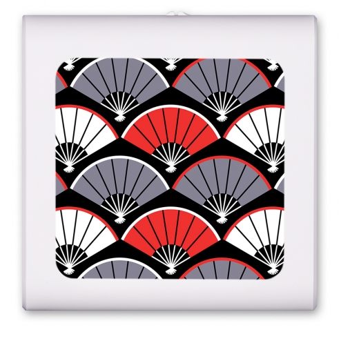 Red White and Gray Fans - #2785