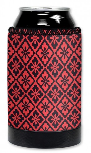 Red & Black Triangular Flowers - #2787