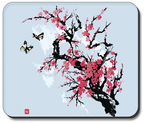 Cherry Blossoms and Butterflies 2 - #2801