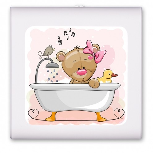 Teddy Bear in Bath - #2809