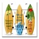 Printed 2 Gang Decora Duplex Receptacle Outlet with matching Wall Plate - Surfboard Sayings