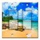 Printed Decora 2 Gang Rocker Style Switch with matching Wall Plate - Jungle Side Beach