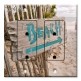 Printed 2 Gang Decora Duplex Receptacle Outlet with matching Wall Plate - Beach this Way