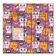 Printed 2 Gang Decora Switch - Outlet Combo with matching Wall Plate - Pink, Purple and Orange Cats