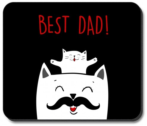 Best Dad - Cat and Kitten - #2873