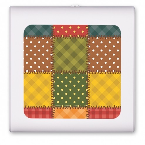 Colorful Fabric Squares - #2892