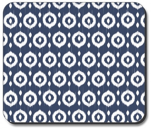 Blue and White Circles - #2896