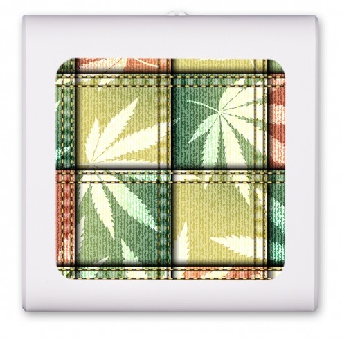 Maple Leaf Fabric Squares - #2898