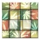 Printed Decora 2 Gang Rocker Style Switch with matching Wall Plate - Maple Leaf Fabric Squares