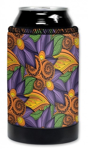 Orange & Purple Floral Toss - #2902