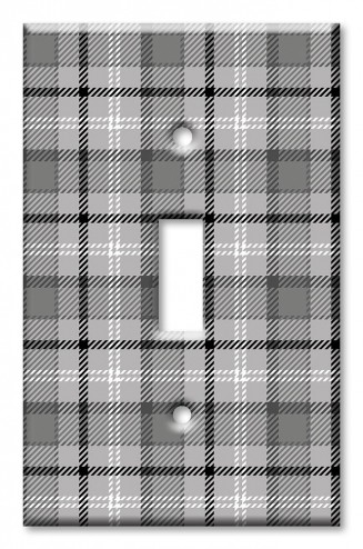 Gray and White Flannel Design - #2903