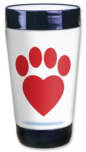 Red Dog Paw Heart - #2918