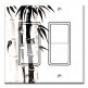 Printed Decora 2 Gang Rocker Style Switch with matching Wall Plate - Bamboo II