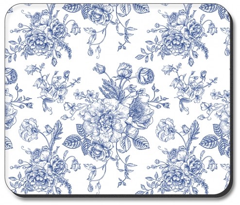 Blue Flower Line Art - #2942