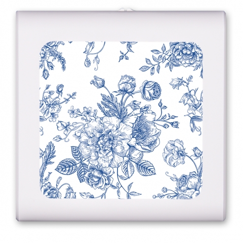 Blue Flower Line Art - #2942