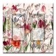 Printed Decora 2 Gang Rocker Style Switch with matching Wall Plate - Flowers and Butterflies