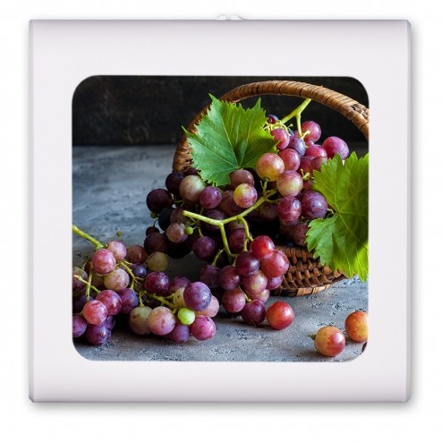 Purple Grapes in a Basket - #2973