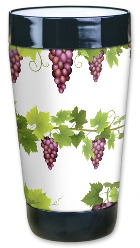 Purple Grapes on Vines - #2977