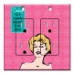 Printed 2 Gang Decora Duplex Receptacle Outlet with matching Wall Plate - Wine O'clock II