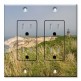 Printed 2 Gang Decora Duplex Receptacle Outlet with matching Wall Plate - Lighthouse Near a Cliff