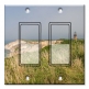 Printed Decora 2 Gang Rocker Style Switch with matching Wall Plate - Lighthouse Near a Cliff