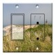 Printed 2 Gang Decora Switch - Outlet Combo with matching Wall Plate - Lighthouse Near a Cliff