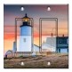 Printed Decora 2 Gang Rocker Style Switch with matching Wall Plate - Lighthouse at Sunset