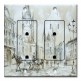 Printed 2 Gang Decora Duplex Receptacle Outlet with matching Wall Plate - Horse Drawn Carriage in London