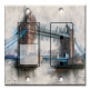 Printed 2 Gang Decora Switch - Outlet Combo with matching Wall Plate - Tower Bridge