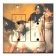Printed 2 Gang Decora Duplex Receptacle Outlet with matching Wall Plate - Degas: Dance Examination