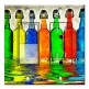 Printed 2 Gang Decora Switch - Outlet Combo with matching Wall Plate - Colorful Bottles