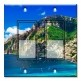 Printed Decora 2 Gang Rocker Style Switch with matching Wall Plate - Greek Seaside Village