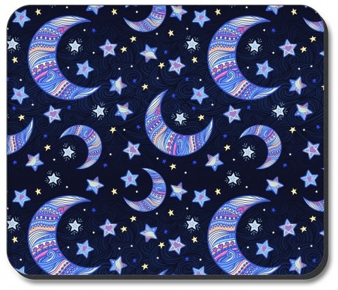 Colorful Crescent Moons - #3061