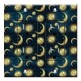 Printed 2 Gang Decora Duplex Receptacle Outlet with matching Wall Plate - Golden Moon and Suns