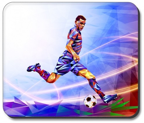 Colorful Soccer Player - #3076