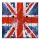 Printed 2 Gang Decora Duplex Receptacle Outlet with matching Wall Plate - Great Britain Flag - Union Jack
