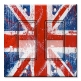 Printed Decora 2 Gang Rocker Style Switch with matching Wall Plate - Great Britain Flag - Union Jack