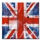 Printed 2 Gang Decora Switch - Outlet Combo with matching Wall Plate - Great Britain Flag - Union Jack