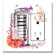 Printed 2 Gang Decora Switch - Outlet Combo with matching Wall Plate - In Love with London